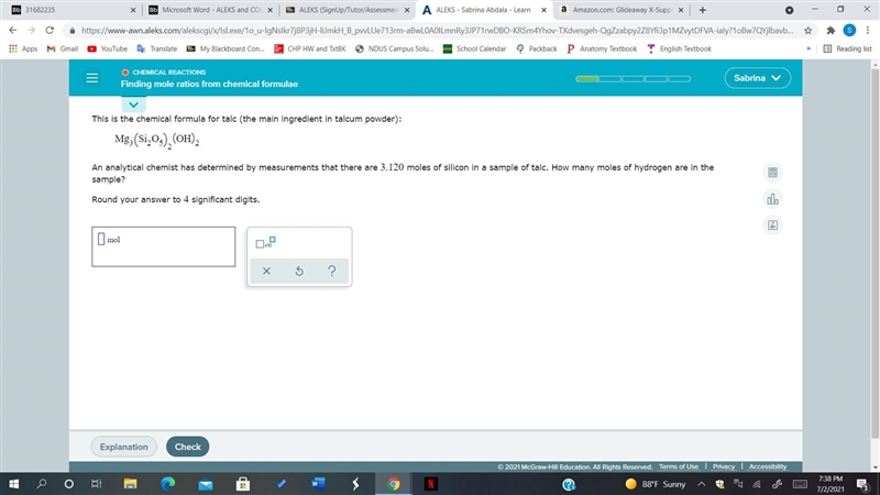 How many moles of hydrogen are in the sample? Round your answer to 4 significant digits-example-1