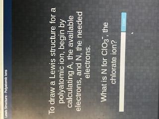 Pls help! What is N for CLO3- ?-example-1