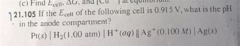 Can someone help me with problem 21.105? Many thanks!-example-1