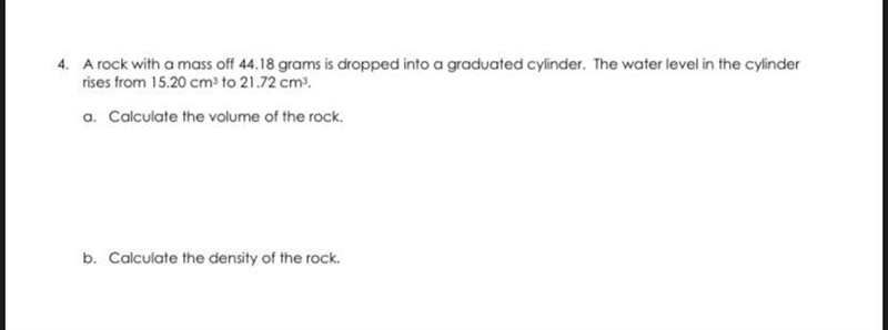 How do I find the volume and density-example-1