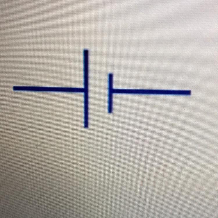 5. What does the symbol in the picture represent? * A.Battery B.Resistor C.Wire D-example-1