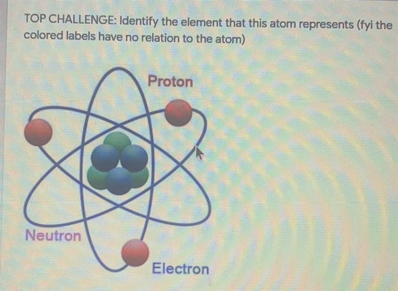 Identify what the element is on the periodic table-example-1