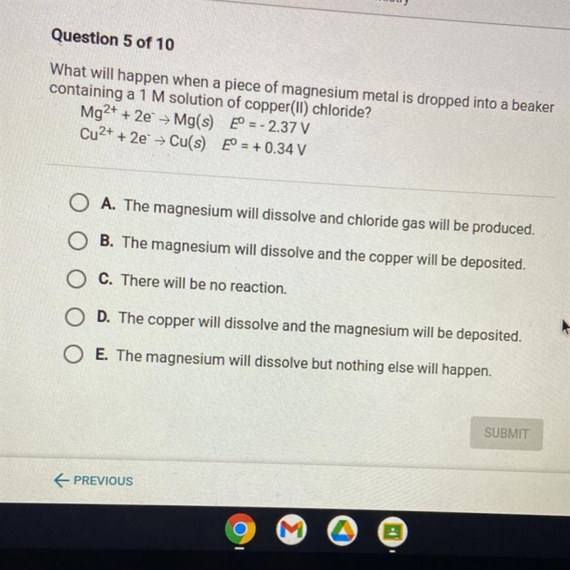 I neeed help nowww HELPPPP NOOWWWW What will happen when a piece of magnesium metal-example-1