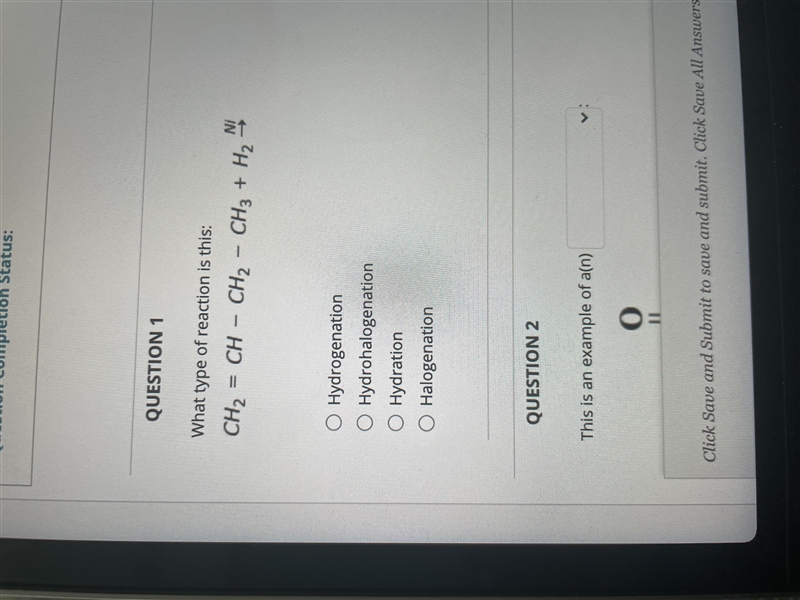 What type of reaction?-example-1