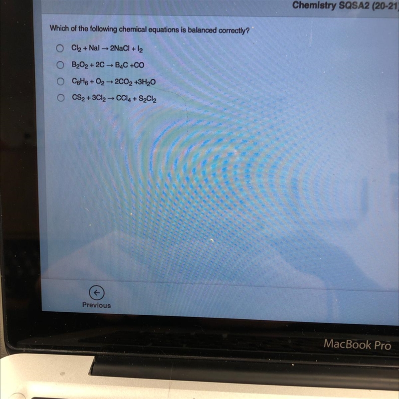 Which of the following chemical reactions is balanced correctly?-example-1