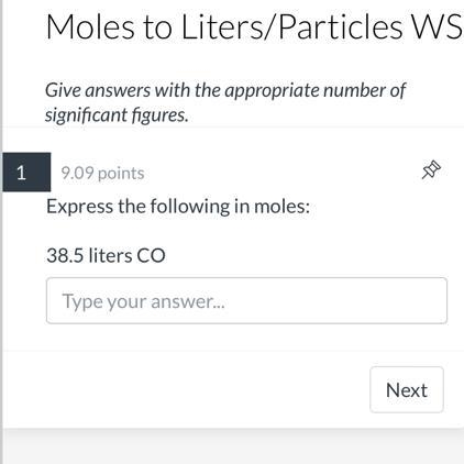 Express the following in moles-example-1