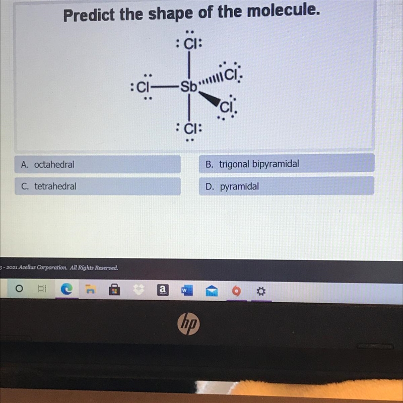 Predict the shape of the molecule....-example-1