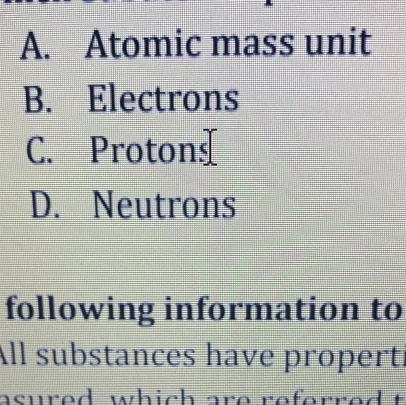 Which subatomic particle of an atom moves around nucleus-example-1