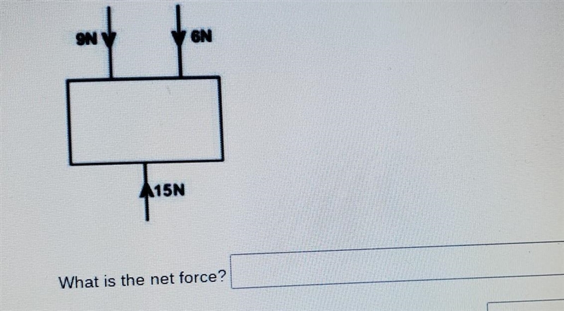 9M 6N 15N What is the net force.​-example-1