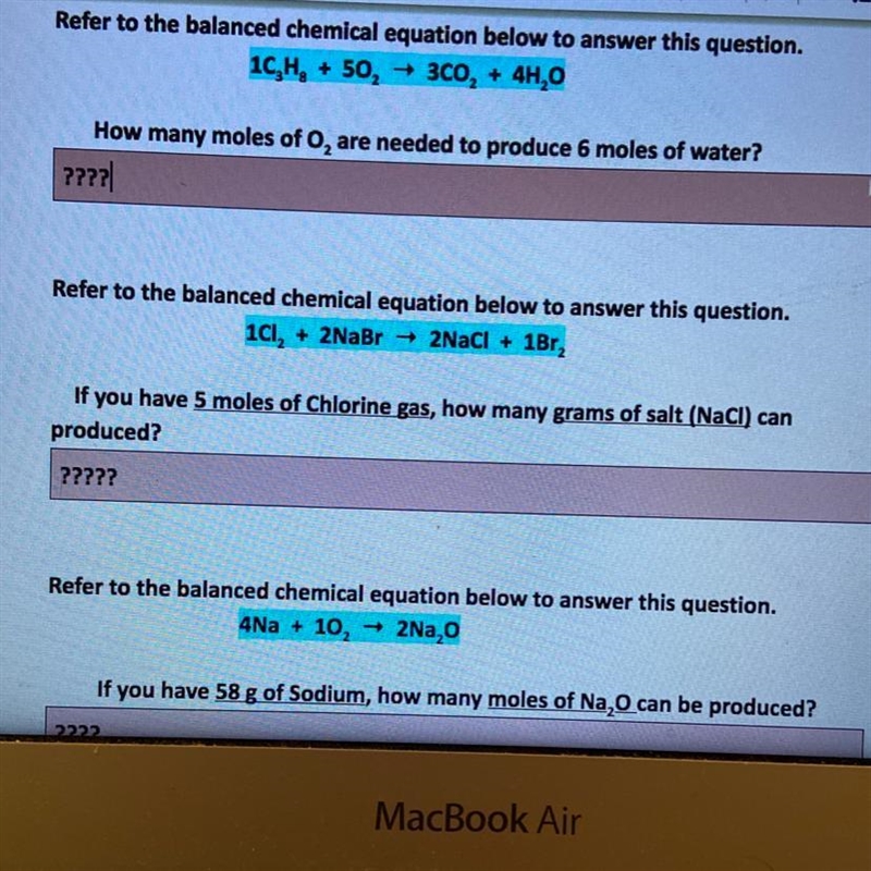 May you please help me solve these three equations? Please explain your work. Any-example-1