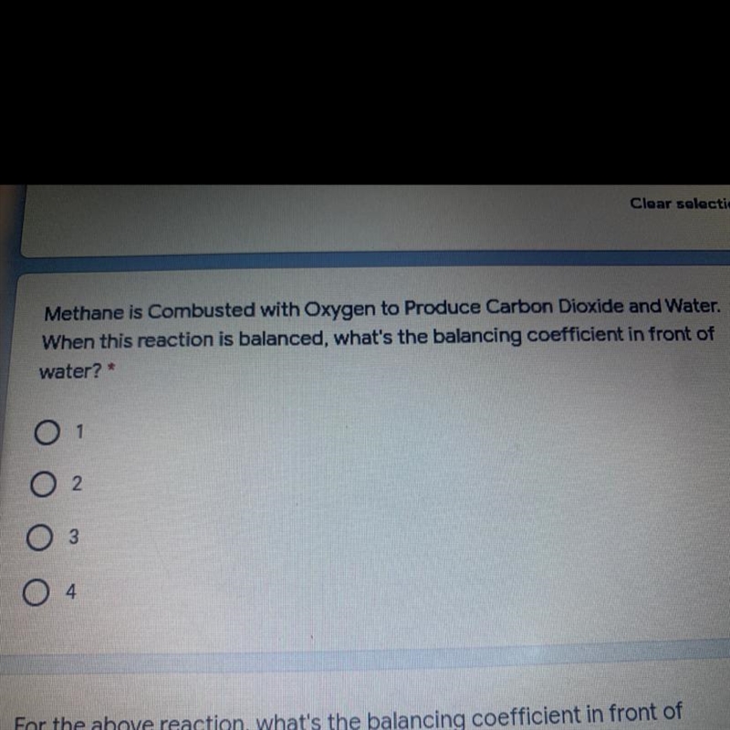 Methane is Combusted with Oxygen to Produce Carbon Dioxide and Water. 1 point When-example-1