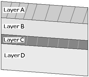 Fossilized remains of similar plant species were found in all four layers of the rock-example-1