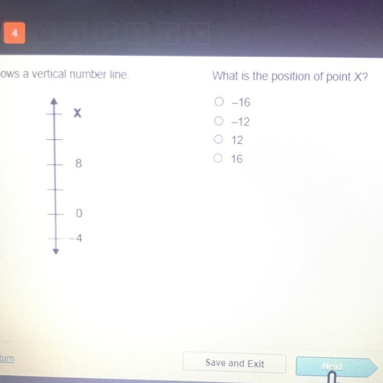 What’s the position of point X?-example-1