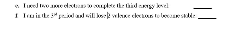 Write the name and the symbol of the element that satisfies the following conditions-example-1