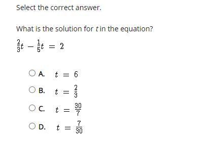 What is the solution for t in the solution?-example-1