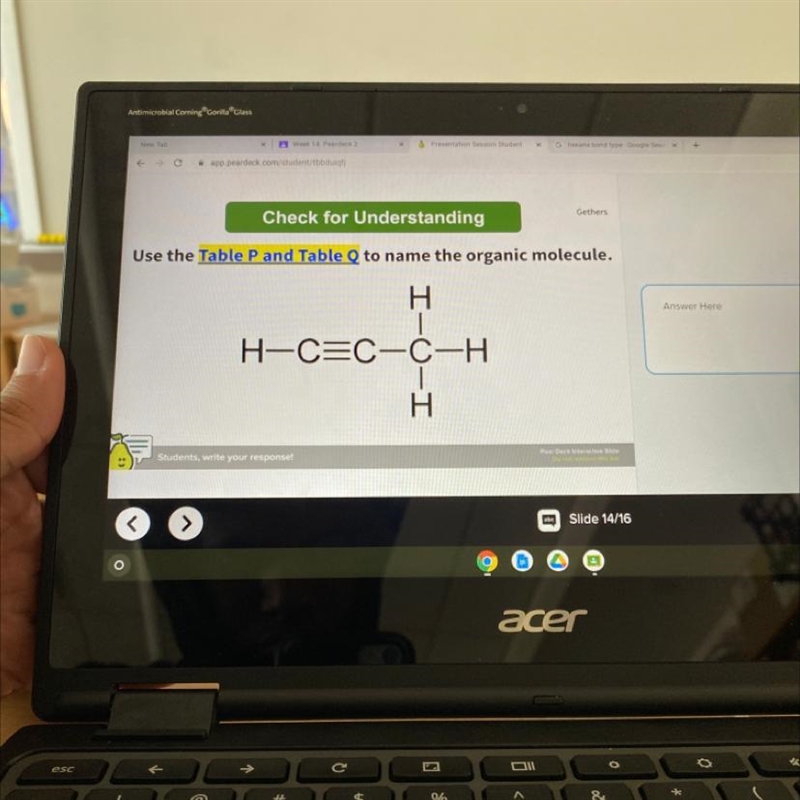 What is the organic molecule-example-1