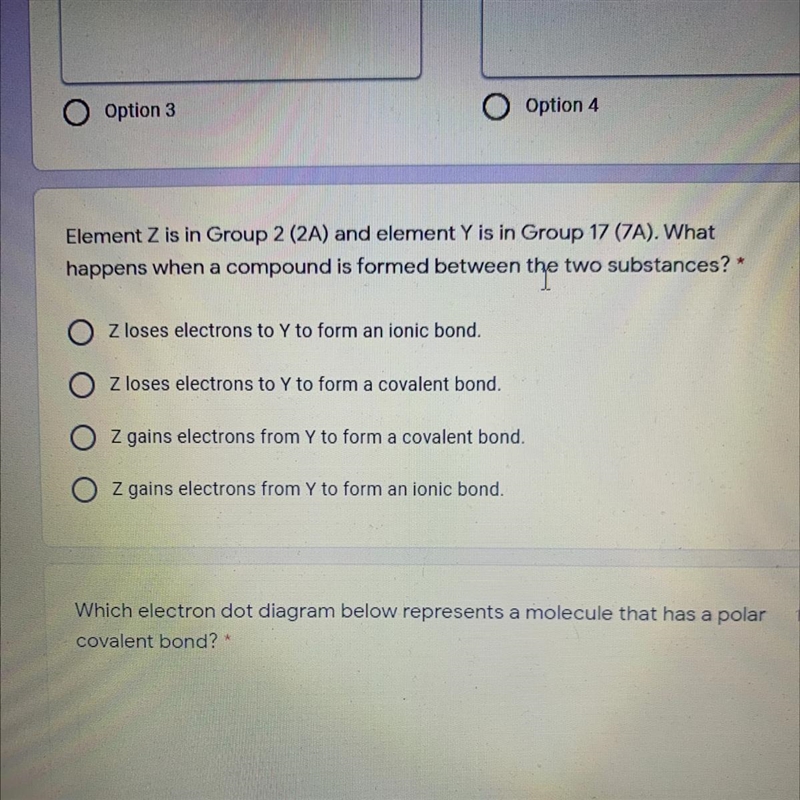 What happens when a compound is formed between the two substance-example-1