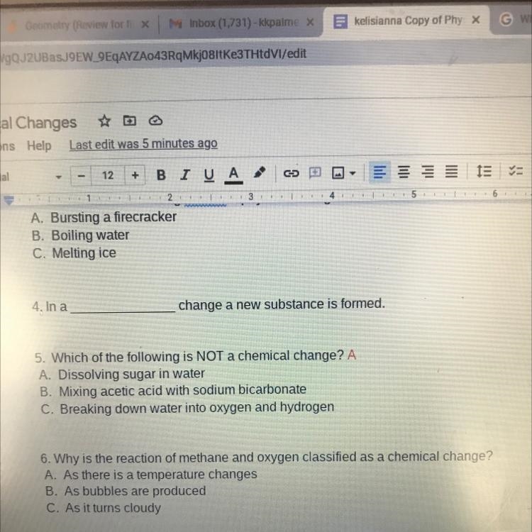 Some one help me with these real quick I need help with questions 4 & 6.!-example-1