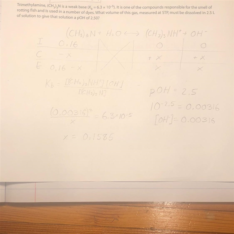 Chemistry question, I’ve already started it but i don’t know how to come up with the-example-1