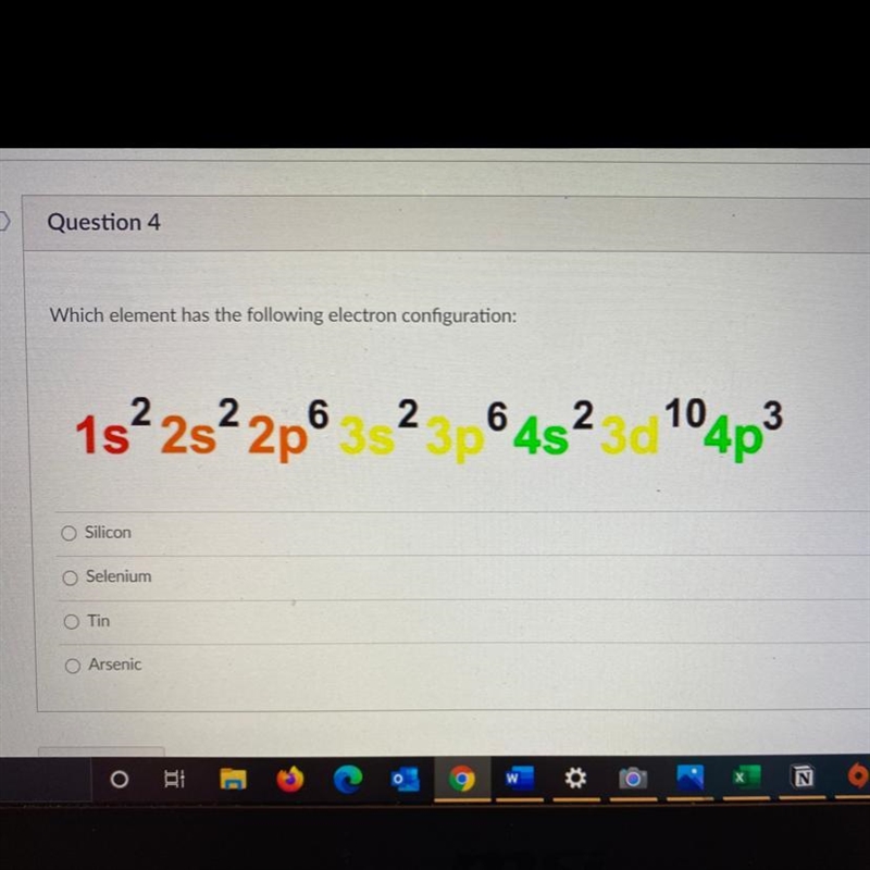 What element has the following electron configuration?-example-1