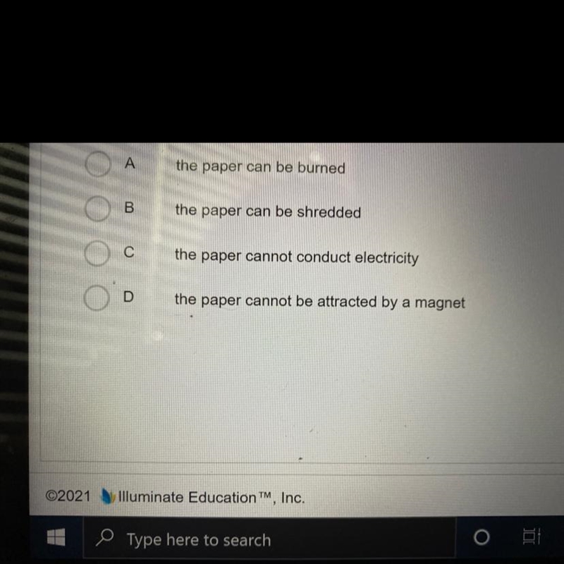 Question 2 A group of students conducted an investigation in which they observed chemical-example-1