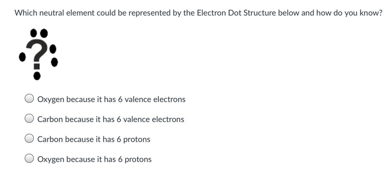 Which neutral element could be represented by the Electron Dot Structure below?-example-1