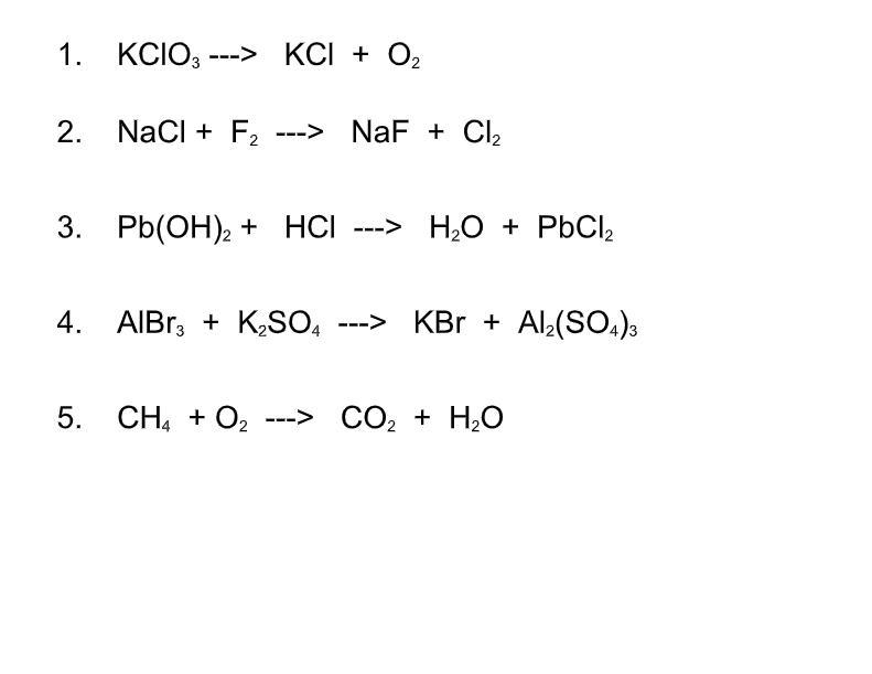 Try to balance the 5 attached equations.-example-1