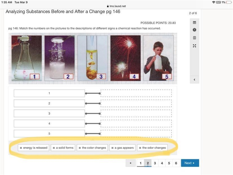 Please help with this question, the options are circled in yellow.-example-1