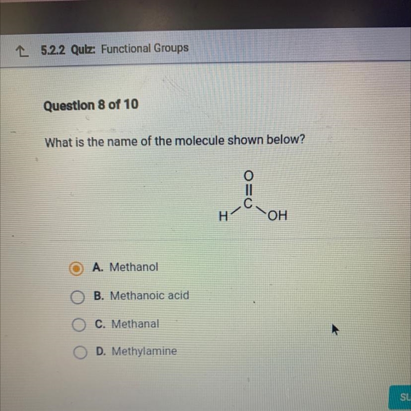 What is the name of the molecule shown below?-example-1