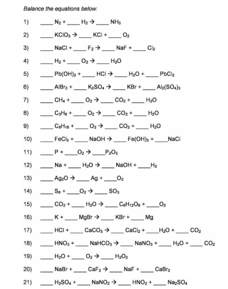 Balancing the equation below: Can anyone please help me out with this formula equation-example-1