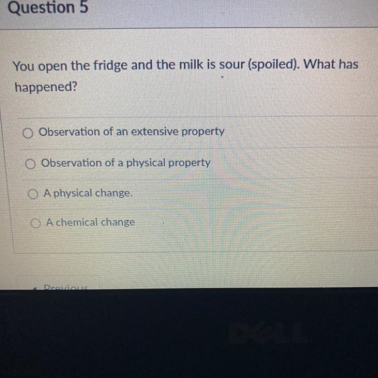 You open the fridge and the milk is sour (spoiled). What has happened? O Observation-example-1