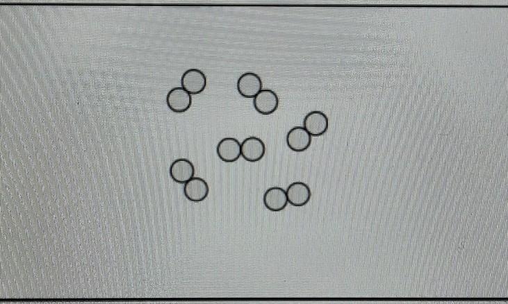 Which term describes this diagram? A) Element B) Compound C) Mixture ​-example-1