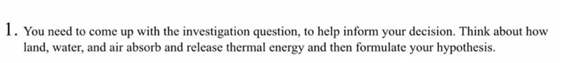 ⬆️= you need to come up with investigation question, to help inform your decision-example-1