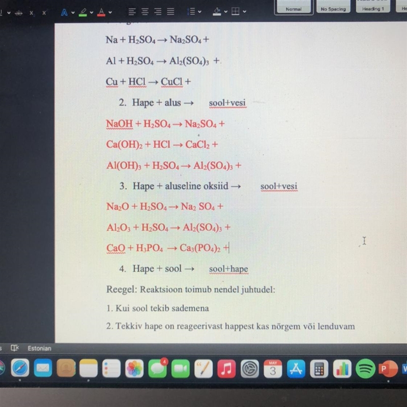 Do I just have to put H2O behind these red equations ?-example-1