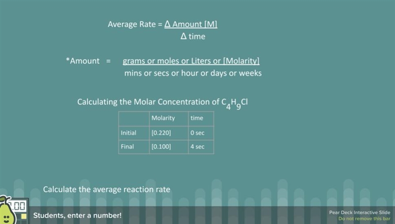 Calculate the average reaction rate. PLZ HELP TY!-example-1