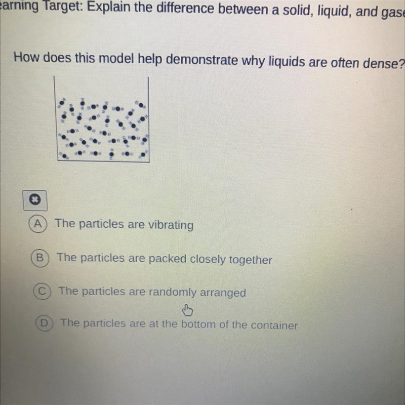 Why are liquids often dense?-example-1