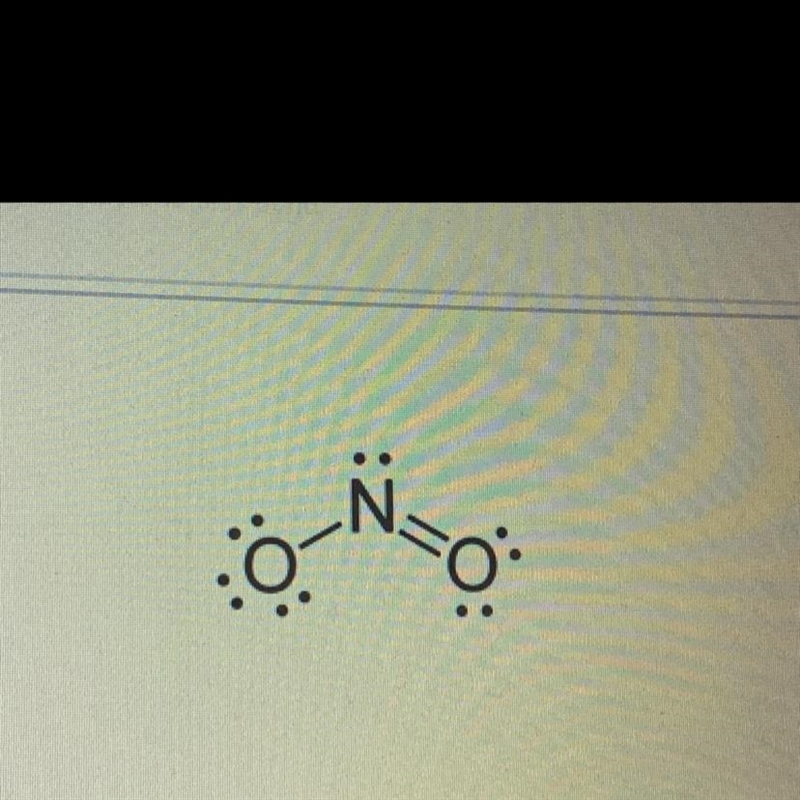 The structure of NO2 how many electrons are in covalent bonds? A. 2 B. 3 C. 4 D. 6-example-1