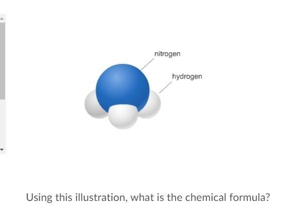 Using this illustration, what is the chemical formula? Picture and possible answers-example-1