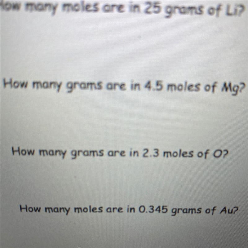 How many grams are in 2.3 moles of O?-example-1