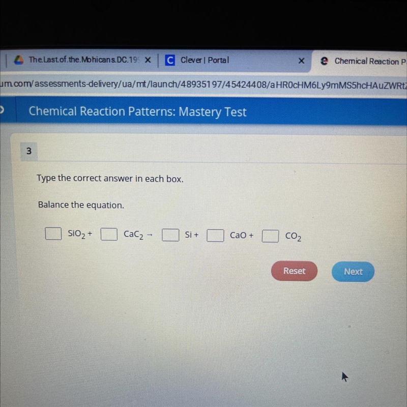 Type the correct answer in each box balance the equation-example-1