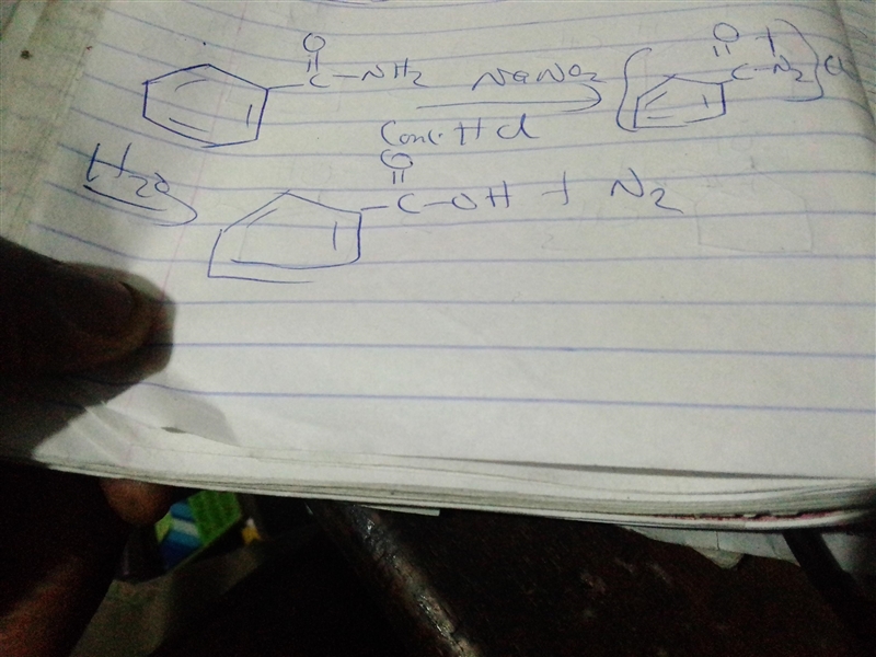 Mechanism of aspirin by salicyclic acid reacts with acetic acid ? Mechanism of benzoic-example-3