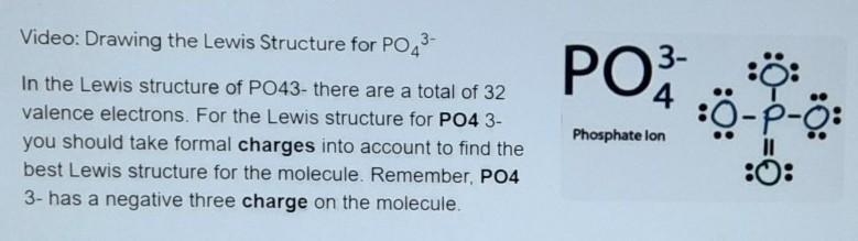 How can you find the charge on po4​-example-1