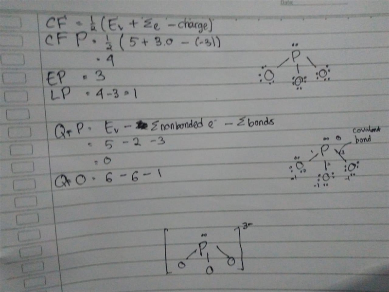 Please Help Quick!!! Lewis Structure of PO3 3--example-1