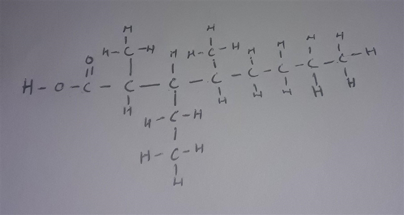 Can someone please help, 20 points Draw 3-ethyl-2,4-dimethyl octanoic acid-example-1