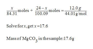 30. A solid sample contains only CaCO3, and MgCO3. To completely react the CaCO3 and-example-3