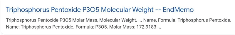 What is the formula for P₃O₅?-example-1