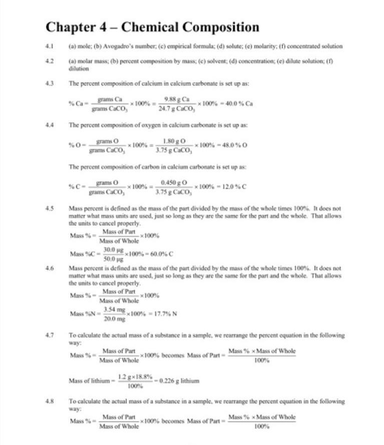 - a) write the formula unit of calcium fluoride. b) A certain mass m of calcium fluoride-example-1