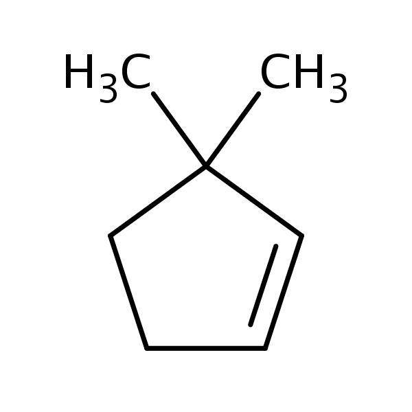 Select the correct structure that corresponds to the name. 3,3-dimethylcyclopentene-example-1