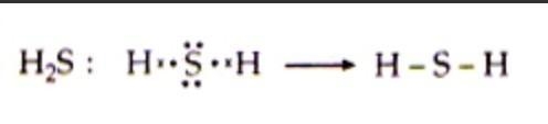 Hello how to draw the electron dot structure of H2S and F2?​-example-1