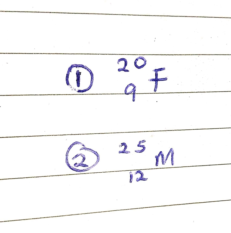 Hi, help with these two questions. 1. Write the isotope notation for an atom with-example-1